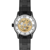 Fossil Townsman Automatic Skeleton Black Dial Black Steel Strap Watch for Men - ME3197 Authentic Buy Shop Now