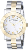 Marc Jacobs Amy Silver Dial Two Tone Steel Strap Watch for Women - MBM3139 Authentic Buy Shop Now