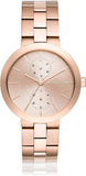 Michael Kors Garner Quartz Rose Gold Dial Rose Gold Steel Strap Watch For Women - MK6409 Authentic Buy Shop Now