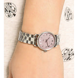 Marc Jacobs Baker Pink Dial Silver Steel Strap Watch for Women - MBM3283 Authentic Buy Shop Now