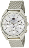 Tommy Hilfiger Mia Silver Dial Silver Mesh Bracelet Watch for Men - 1781628 Authentic Buy Shop Now