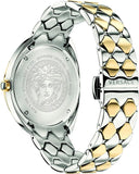 Versace Shadov Quartz Gold Dial Two Tone Steel Strap Watch for Women - VEBM00518 Authentic Buy Shop Now