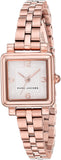 Marc Jacobs Vic Silver Dial Rose Gold Steel Strap Watch for Women - MJ3530 Authentic Buy Shop Now