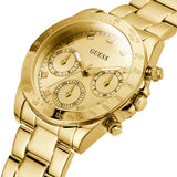 Guess Eclipse Gold Dial Gold Steel Strap Watch for Women - GW0314L2 Authentic Buy Shop Now