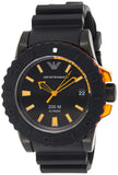 Emporio Armani Sportivo Quartz Black Dial Black Silicone Strap Watch For Men - AR5969 Authentic Buy Shop Now