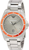 Emporio Armani Sigma Quartz Grey Dial Grey Steel Strap Watch For Men - AR11178 Authentic Buy Shop Now