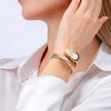 Just Cavalli Glam Evo 5 Silver Dial Gold Steel Strap Watch for Women - JC1L227M0035 Authentic Buy Shop Now