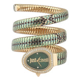 Just Cavalli Doppio Green Dial Multicolor Steel Strap Watch for Women - JC1L163M0055 Authentic Buy Shop Now