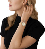 Michael Kors Pyper Quartz Rose Gold Dial Rose Gold Steel Strap Watch For Women - MK1040 Authentic Buy Shop Now
