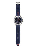 Tommy Hilfiger Nolan Chronograph Blue Dial Blue Rubber Strap Watch for Men - 1791142 Authentic Buy Shop Now