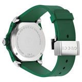 Gucci Dive Black Dial Green Rubber Strap Watch For Men - YA136310 Authentic Buy Shop Now
