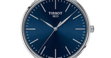 Tissot Everytime Gent Blue Dial Black Leather Strap Watch for Men - T143.410.16.041.00 Authentic Buy Shop Now