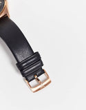 Emporio Armani Meccanico Black Dial Black Leather Watch For Men - AR60004 Authentic Buy Shop Now