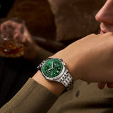 Breitling Premier B01 Chronograph 42 Green Dial Silver Steel Strap Watch for Men - AB0145371L1A1 Authentic Buy Shop Now