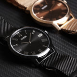 Guess Richmond Black Dial Black Mesh Bracelet Watch for Men - W1263G3 Authentic Buy Shop Now