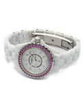 Chanel J12 Quartz Diamonds Mother of Pearl White Dial White Steel Strap Watch for Women - J12 H3243 Authentic Buy Shop Now