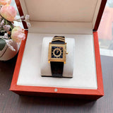 Versace VD-25 Diamonds Black Dial Black Leather Strap Watch for Women - VQF020015 Authentic Buy Shop Now