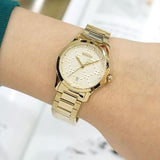 Gucci G Timeless Gold Dial Gold Steel Strap Watch For Women - YA126553 Authentic Buy Shop Now