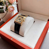 Versace VD-25 Diamonds Black Dial Black Leather Strap Watch for Women - VQF020015 Authentic Buy Shop Now
