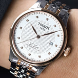 Tissot Le Locle Powermatic 80 Silver Dial Two Tone Steel Strap Watch For Men - T006.407.22.036.01 Authentic Buy Shop Now