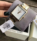 Michael Kors Lake Quartz White Dial Gold Steel Strap Watch For Women - MK3644 Authentic Buy Shop Now
