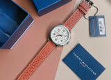 Tommy Hilfiger Jake Multifunction White Dial Brown Leather Strap Watch for Men - 1791230 Authentic Buy Shop Now
