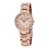 Fossil Virginia Pink Dial Pink Steel Strap Watch for Women - ES4482 Authentic Buy Shop Now