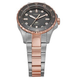 Fossil Blue Dive Three Hand Gray Dial Two Tone Steel Strap Watch For Women - ES5348 Authentic Buy Shop Now