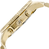 Michael Kors Lexington Chronograph Green Dial Gold Steel Strap Watch for Men - MK8446 Authentic Buy Shop Now
