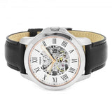 Fossil Grant Automatic Skeleton White Dial Black Leather Strap Watch for Men - ME3101 Authentic Buy Shop Now
