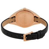 Calvin Klein Rebel Black Dial Black Leather Strap Watch for Women - K8P236C1 Authentic Buy Shop Now