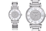Michael Kors Catlin Silver Dial Silver Steel Strap Watch for Women - MK3355 Authentic Buy Shop Now