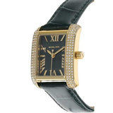 Michael Kors Emery Quartz Diamonds Green Dial Green Leather Strap Watch For Women - MK4697 Authentic Buy Shop Now