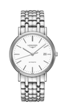 Longines Presence Automatic White Dial Silver Steel Strap Watch for Men - L4.921.4.12.6 Authentic Buy Shop Now