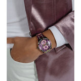 Guess Allara Quartz Purple Dial Purple Steel Strap Watch For Women - GW0604L4 Authentic Buy Shop Now