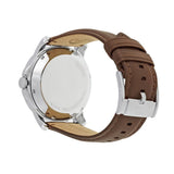 Fossil Grant Twist Multi-Function White Dial Brown Leather Strap Watch for Men - ME1144 Authentic Buy Shop Now