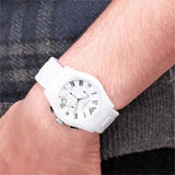 Emporio Armani Chronograph Ceramic White Dial Watch For Women - AR1403 Authentic Buy Shop Now