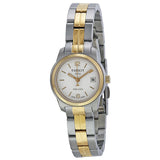 Tissot T Classic PR100 White Dial Two Tone Steel Strap Watch For Women - T049.210.22.032.00 Authentic Buy Shop Now
