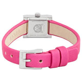 Gucci G-Frame Square Fuchsia Mother of Pearl Dial Fuchsia Leather Strap Watch For Women - YA128533 Authentic Buy Shop Now