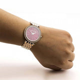 Michael Kors Darci Red DIal Rose Gold Stainless Steel Strap Watch for Women - MK3378 Authentic Buy Shop Now