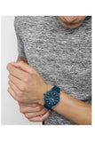 Hugo Boss Distinct Blue Dial Blue Rubber Strap Watch for Men - 1513856 Authentic Buy Shop Now