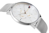 Tommy Hilfiger Jenna Quartz Silver Dial Silver Mesh Bracelet Watch For Women - 1781942 Authentic Buy Shop Now
