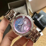 Guess Confetti Multicolored Dial Silver Steel Strap Watch For Women - W0774L1 Authentic Buy Shop Now
