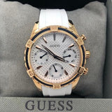 Guess Catalina White Dial White Silicon Strap Watch For Women - W0562L1 Authentic Buy Shop Now