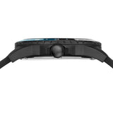 Guess Odyssey Quartz Black Dial Black Leather Strap Watch For Men - W1108G5 Authentic Buy Shop Now
