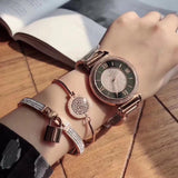 Michael Kors Catlin Black Dial Rose Gold Steel Strap Watch for Women - MK3339 Authentic Buy Shop Now