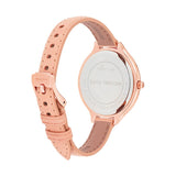 Michael Kors Runway Slim Quartz White Dial Beige Leather Strap Watch For Women - MK2284 Authentic Buy Shop Now