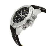 Breitling Avenger Chronograph 45mm Black Dial Black Leather Strap Watch for Men - A13317101B1X1 Authentic Buy Shop Now