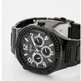 Guess Duke Glitz Crystals Black Dial Black Steel Strap Watch For Men - GW0576G3 Authentic Buy Shop Now