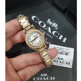 Coach Madison White Dial Gold Steel Strap Watch for Women - 14502403 Authentic Buy Shop Now